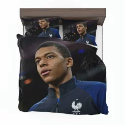 Kylian Mbappe Top Ranked France Soccer Player Bedding Set 1