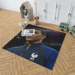 Kylian Mbappe Top Ranked France Soccer Player Rug 1