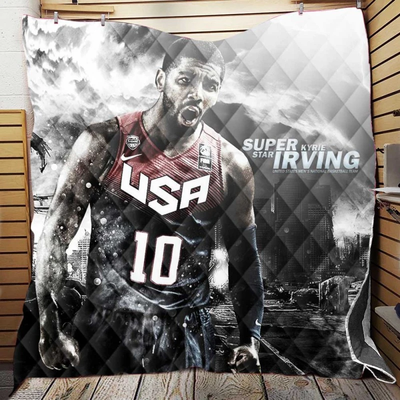 Kyrie Irving Classic NBA Basketball Player Quilt Blanket