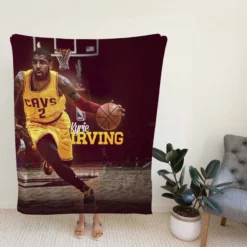 Kyrie Irving Famous NBA Basketball Player Fleece Blanket