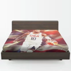 Kyrie Irving Professional NBA Basketball Player Fitted Sheet 1