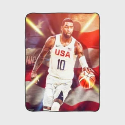 Kyrie Irving Professional NBA Basketball Player Fleece Blanket 1