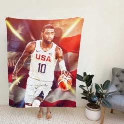 Kyrie Irving Professional NBA Basketball Player Fleece Blanket