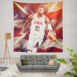 Kyrie Irving Professional NBA Basketball Player Tapestry