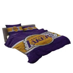 LA Lakers Logo Professional NBA Basketball Team Bedding Set 2