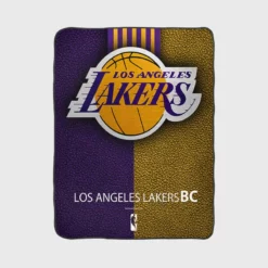 LA Lakers Logo Top Ranked NBA Basketball Team Logo Fleece Blanket 1