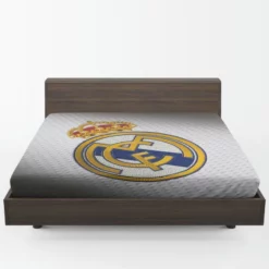 La Liga Club Real Madrid Logo Fitted Sheet 1