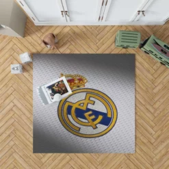 La Liga Club Real Madrid Logo Rug