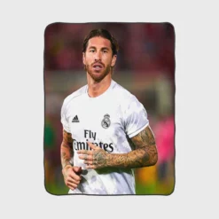 La Liga Footballer Sergio Ramos Fleece Blanket 1