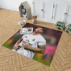 La Liga Footballer Sergio Ramos Rug 1