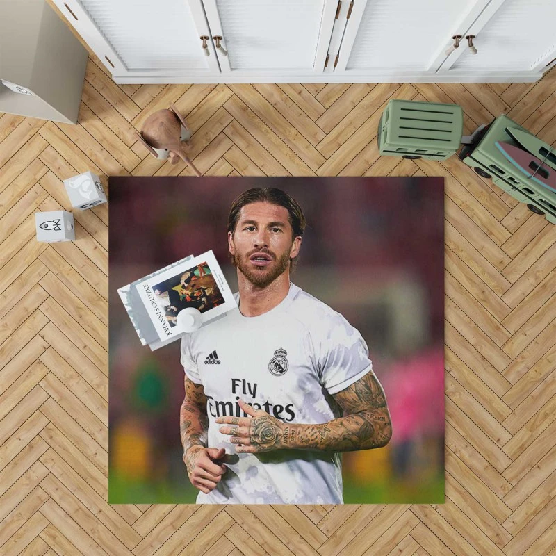 La Liga Footballer Sergio Ramos Rug