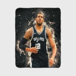 LaMarcus Aldridge Professional NBA Basketball Team Fleece Blanket 1