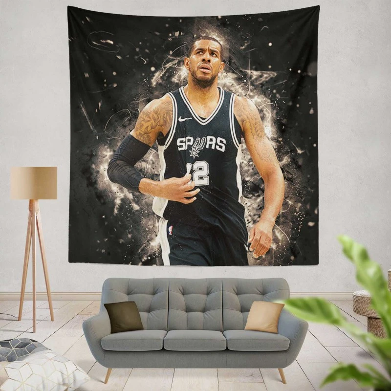 LaMarcus Aldridge Professional NBA Basketball Team Tapestry