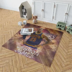 LeBron James Excellent NBA Basketball Player Rug 1