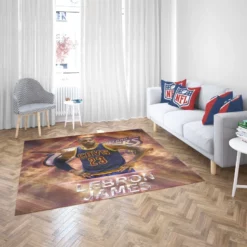 LeBron James Excellent NBA Basketball Player Rug 2