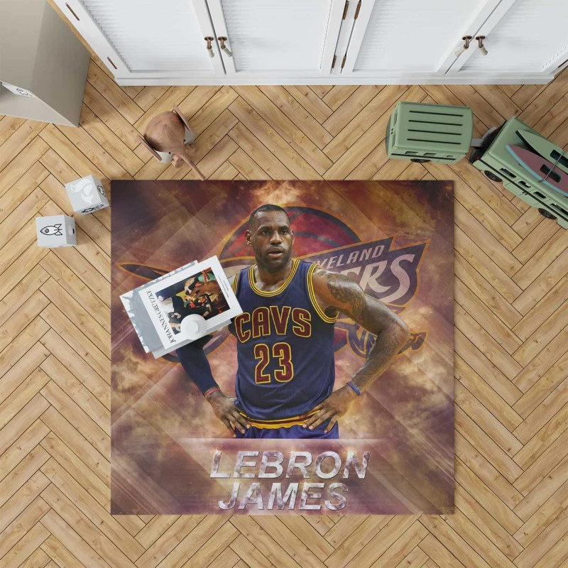 LeBron James Excellent NBA Basketball Player Rug