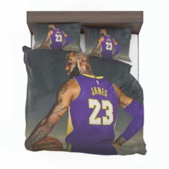 LeBron James  LA Lakers NBA Basketball Player Bedding Set 1