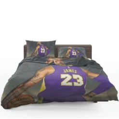 LeBron James  LA Lakers NBA Basketball Player Bedding Set