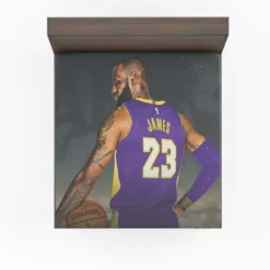 LeBron James  LA Lakers NBA Basketball Player Fitted Sheet