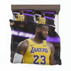 LeBron James  Los Angeles Lakers NBA Player Bedding Set 1