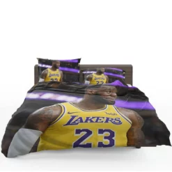 LeBron James  Los Angeles Lakers NBA Player Bedding Set