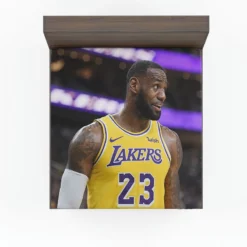LeBron James  Los Angeles Lakers NBA Player Fitted Sheet