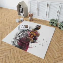 LeBron James NBA Basketball Player Rug 1