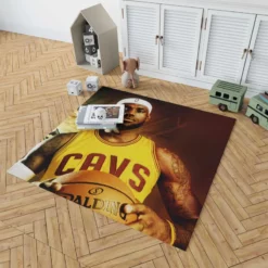 LeBron James Strong NBA Basketball Player Rug 1