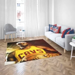 LeBron James Strong NBA Basketball Player Rug 2