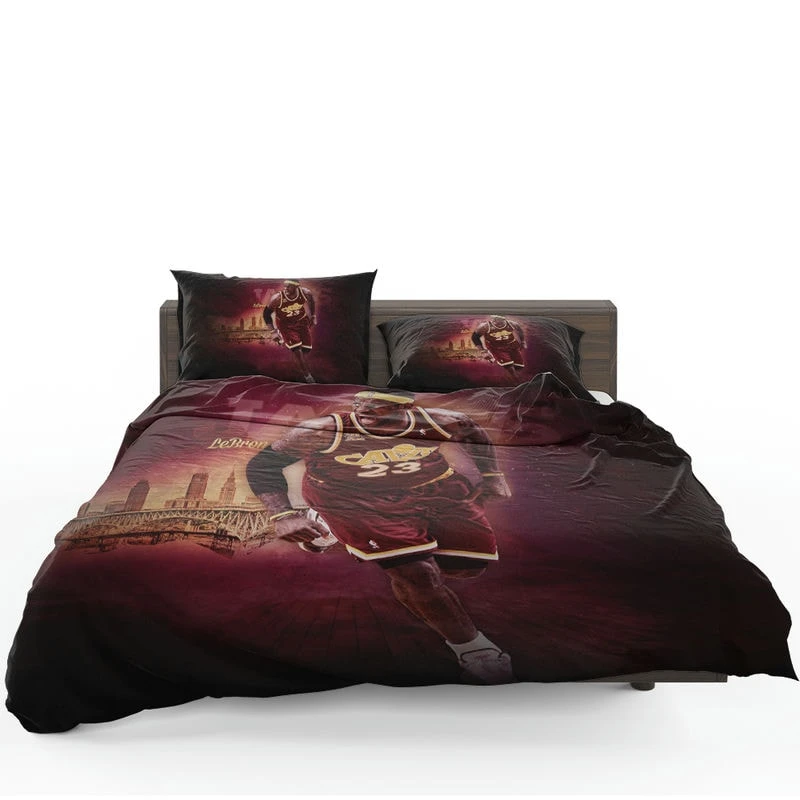 LeBron James Top Ranked NBA Basketball Player Bedding Set