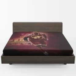 LeBron James Top Ranked NBA Basketball Player Fitted Sheet 1