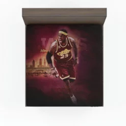 LeBron James Top Ranked NBA Basketball Player Fitted Sheet