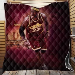 LeBron James Top Ranked NBA Basketball Player Quilt Blanket