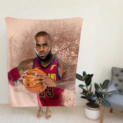 Lebron James Ultimate NBA Basketball Player Fleece Blanket