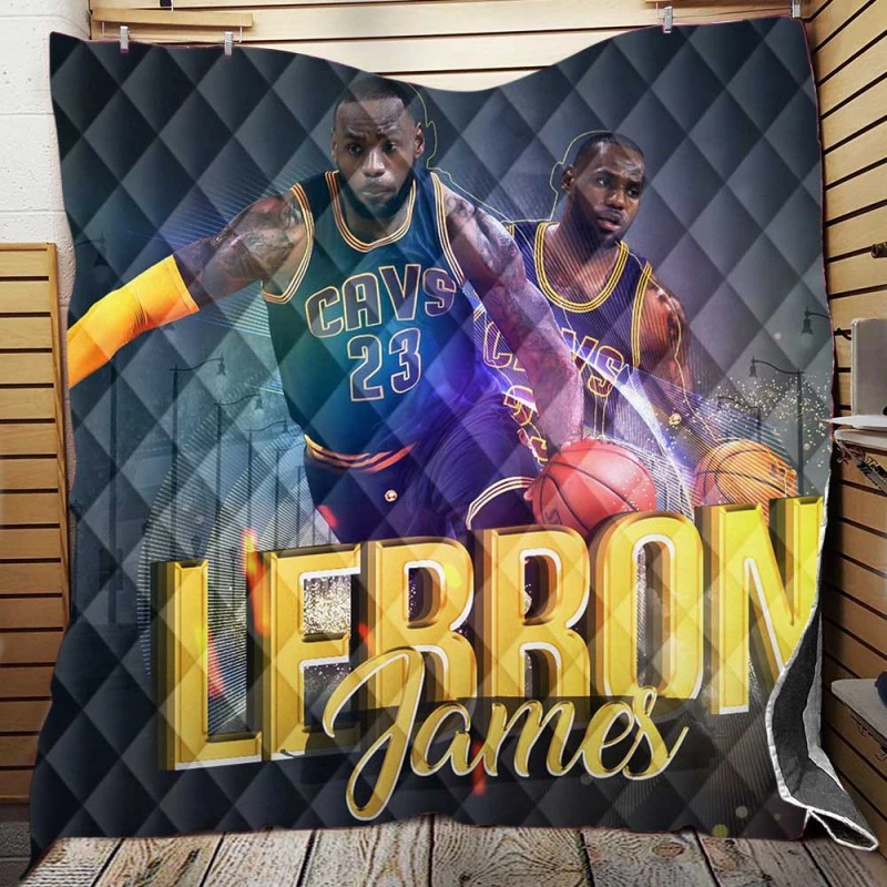 Lebron! Olympic gold medalist Quilt Blanket