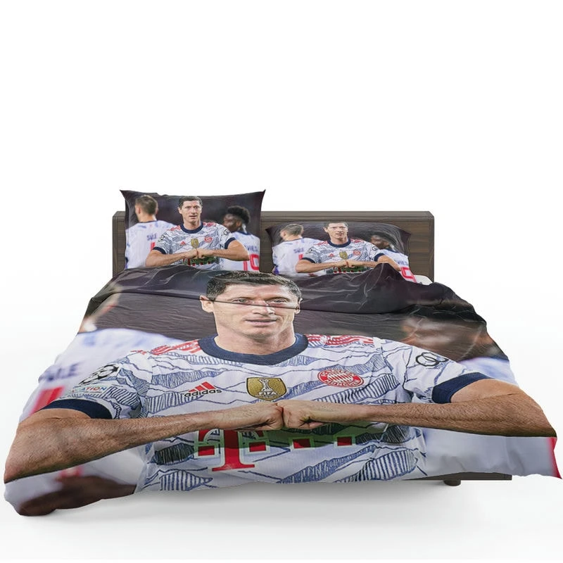 Lewandowski Elite Bundesliga Sports Player Bedding Set