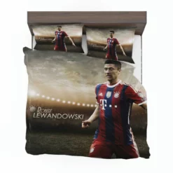 Lewandowski European Cup Sports Player Bedding Set 1