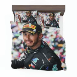 Lewis Hamilton Formula One World Champion Driver Bedding Set 1