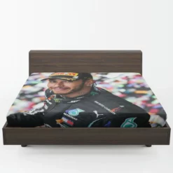 Lewis Hamilton Formula One World Champion Driver Fitted Sheet 1