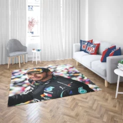 Lewis Hamilton Formula One World Champion Driver Rug 2