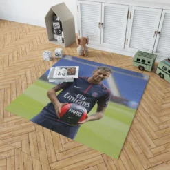 Ligue 1 Soccer Player Neymar Rug 1