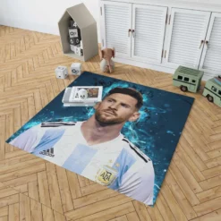 Lionel Messi  Argentina National Soccer Player Rug 1