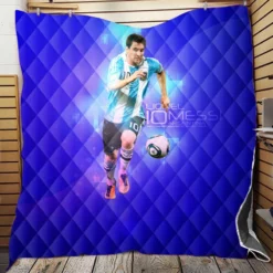 Lionel Messi Argentina Sports Player Quilt Blanket