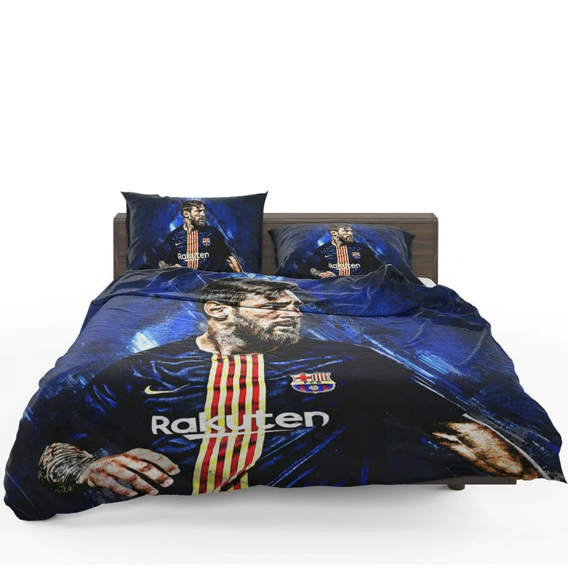 Lionel Messi Argentinian Footballer Player Bedding Set