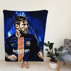 Lionel Messi Argentinian Footballer Player Fleece Blanket