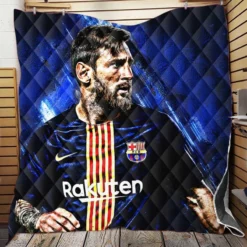 Lionel Messi Argentinian Footballer Player Quilt Blanket