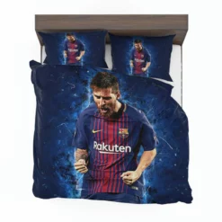 Lionel Messi  Barca Ballon d Or Football Player Bedding Set 1