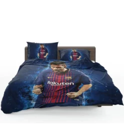 Lionel Messi  Barca Ballon d Or Football Player Bedding Set