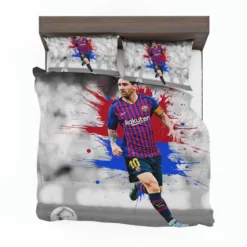 Lionel Messi  Barca Champions Leagues Soccer Player Bedding Set 1