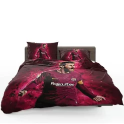 Lionel Messi  Barca Copa del Rey Football Player Bedding Set